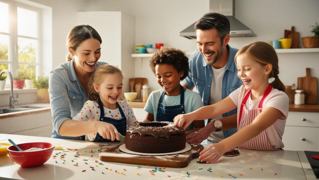 Acticité culinaire en famille