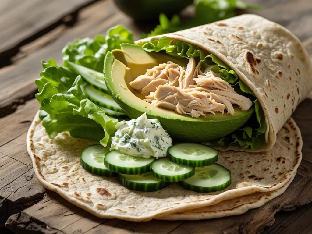 wrap au poulet