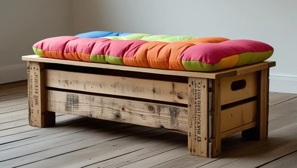 Un banc coffre fait maison