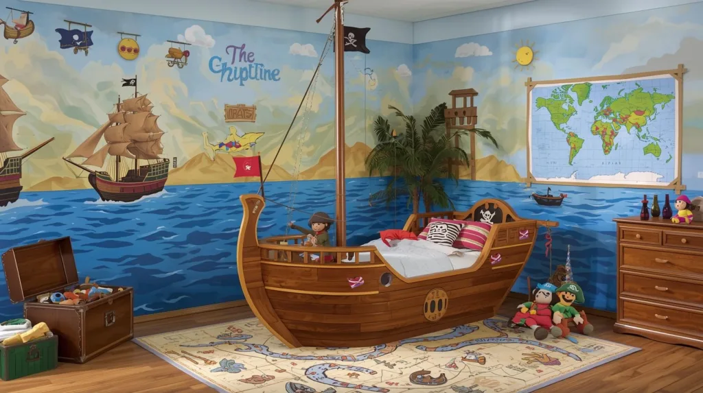 Déco chambre enfant thème pirate