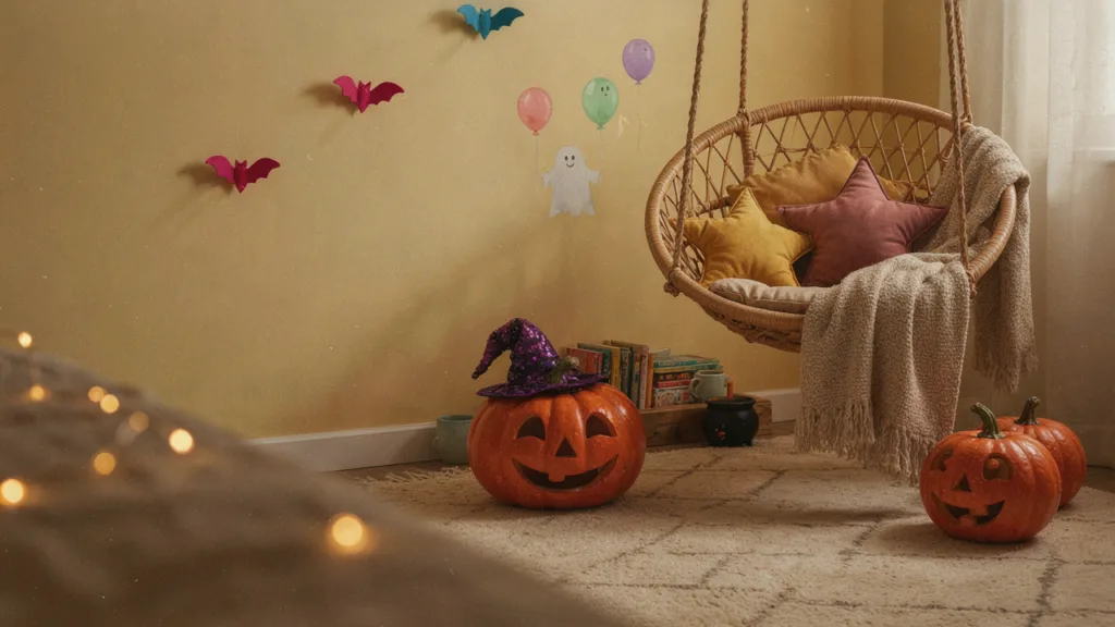décoration halloween chambre d'enfant
